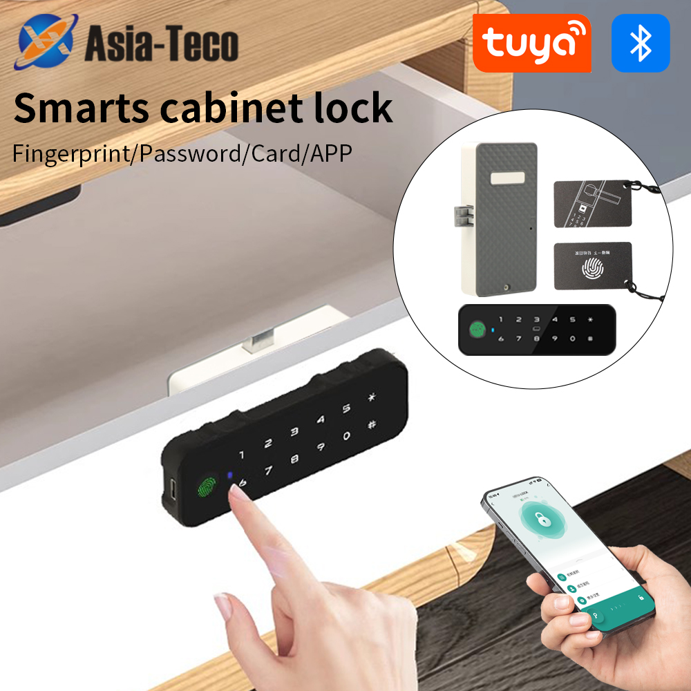 Furniture And Hardware - Tuya – armoire intelligente en bois,
