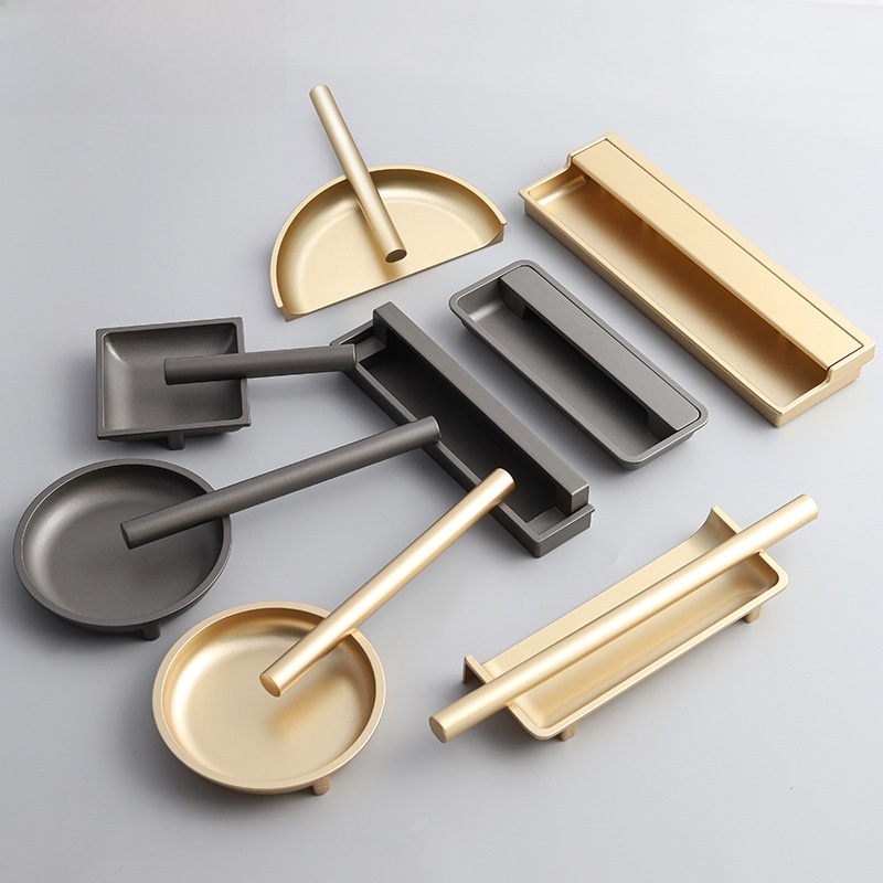 Furniture Hardware Types - Poignées de tirage encastrées invisibles en