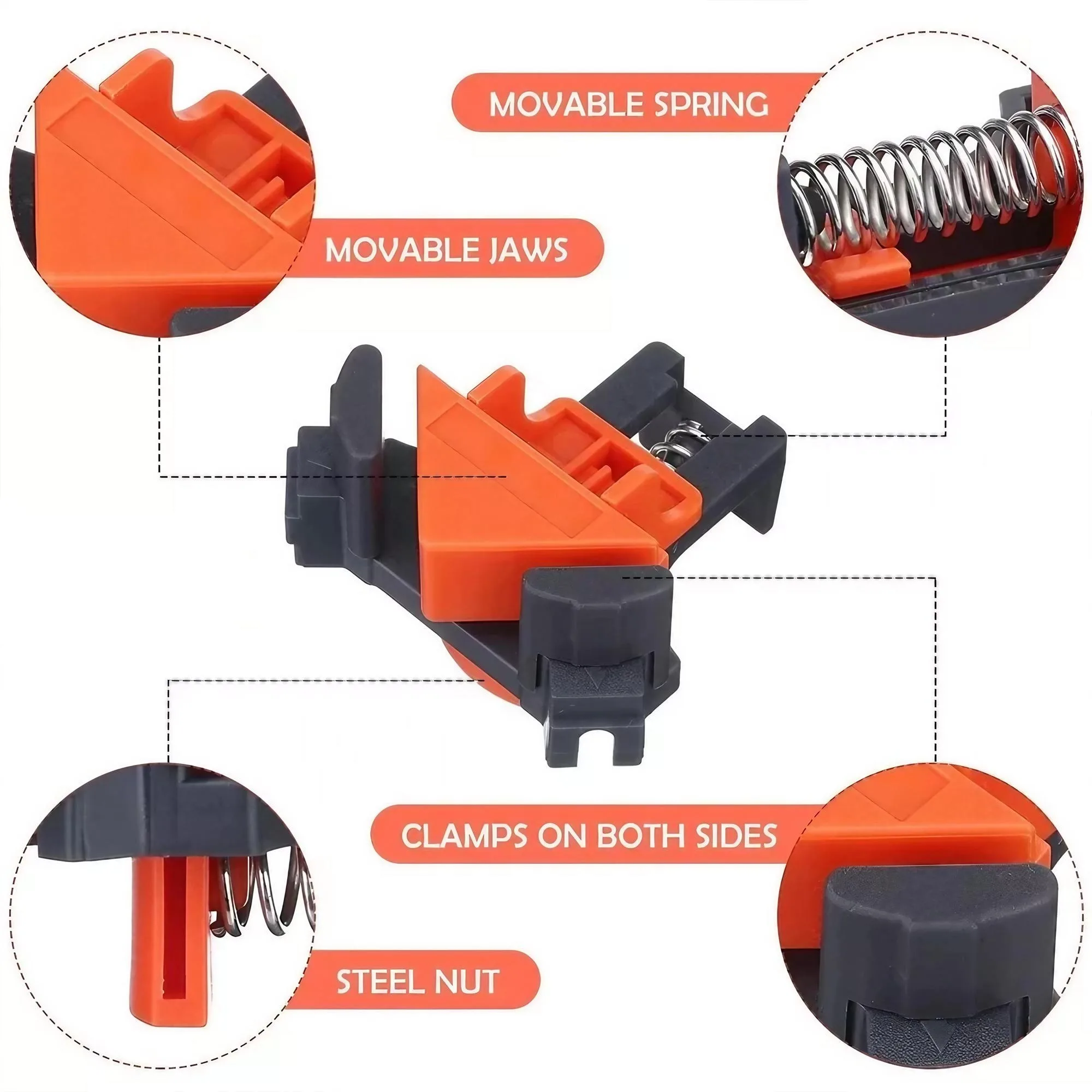 Pince d'angle premium à 90 deg - Furniture Hardware avis et prix